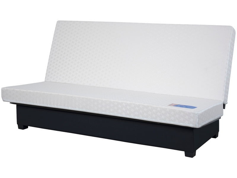 Banquette-lit clic clac DUNLOPILLO OTTAWA Déhoussable Gris