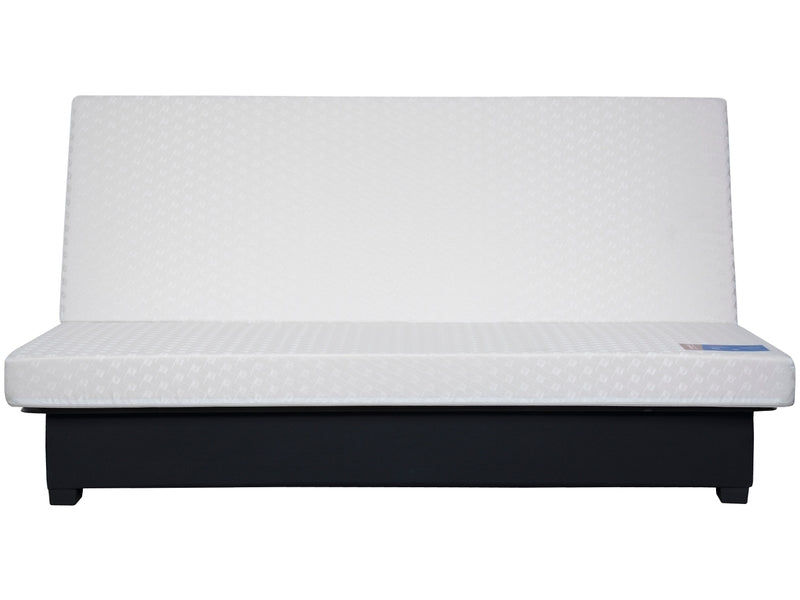 Banquette-lit clic clac DUNLOPILLO OTTAWA Déhoussable Gris