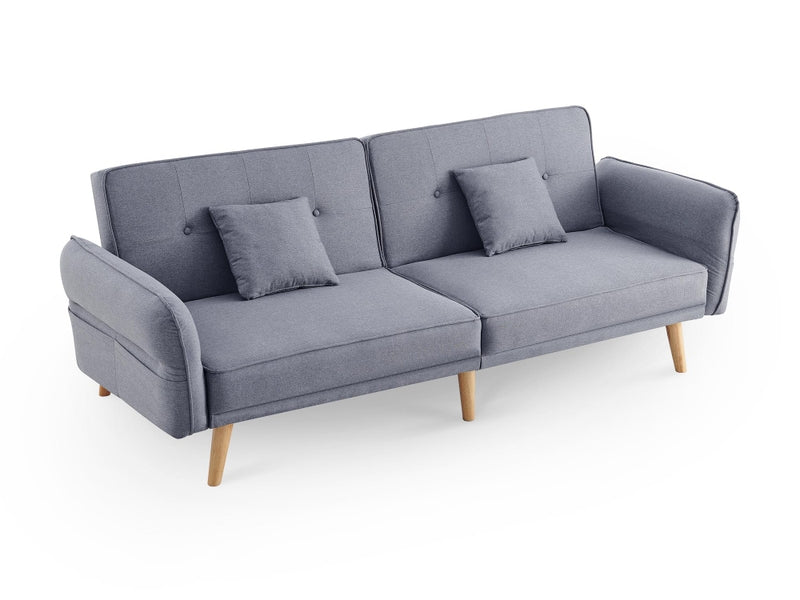 Banquette-lit clic clac couchage Occasionnel DECO IN PARIS gris