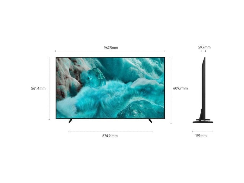 Téléviseur Qled UHD 4K 43.0 pouces 109.0 cm