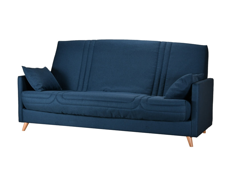 Banquette-lit clic clac couchage Occasionnel LES TENDANCES Déhoussable gris