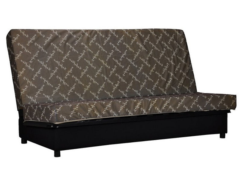 Banquette-lit clic clac couchage Quotidien LES TENDANCES Déhoussable gris