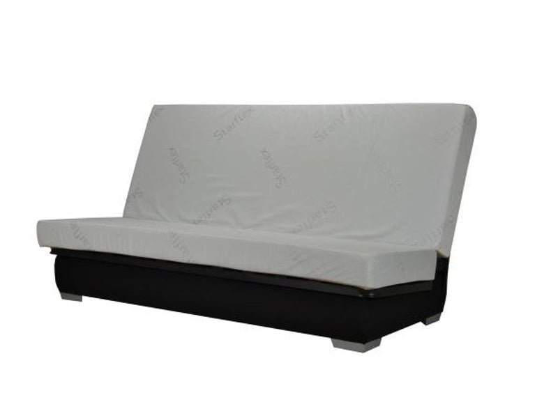 Banquette-lit clic clac couchage Occasionnel LES TENDANCES Déhoussable gris