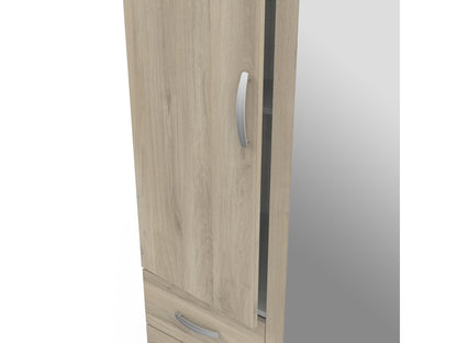 Armoire 4 porte(s) battante 4 tiroir(s) POP coloris Chêne Kronberg largeur 172 cm