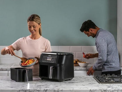 Airfryer et friteuse sans huile 7,6l 2400w noir