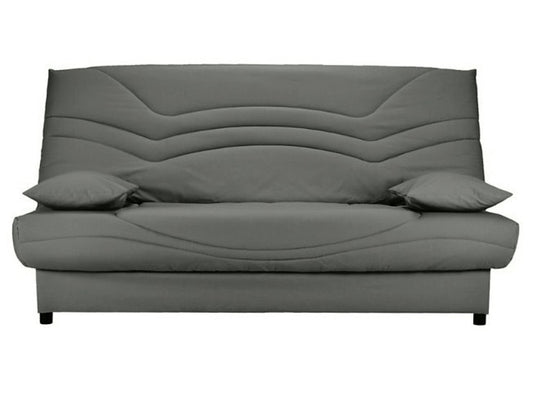 Banquette-lit clic clac couchage Quotidien LES TENDANCES Déhoussable gris