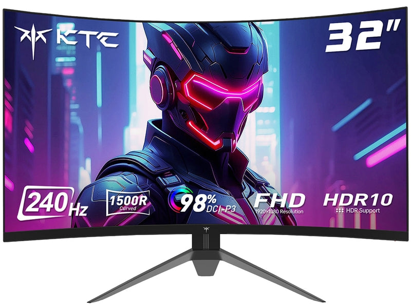 Moniteur de jeu KTC H32S17F 32” 19200x1080 240hz 1500r